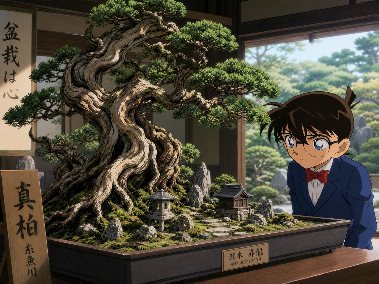 萝莉岛盆景植物视频